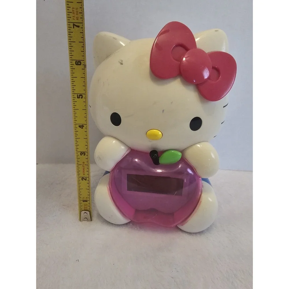 Sanrio Hello Kitty Apple Alarm Clock Battery‎ Operated Tested Working